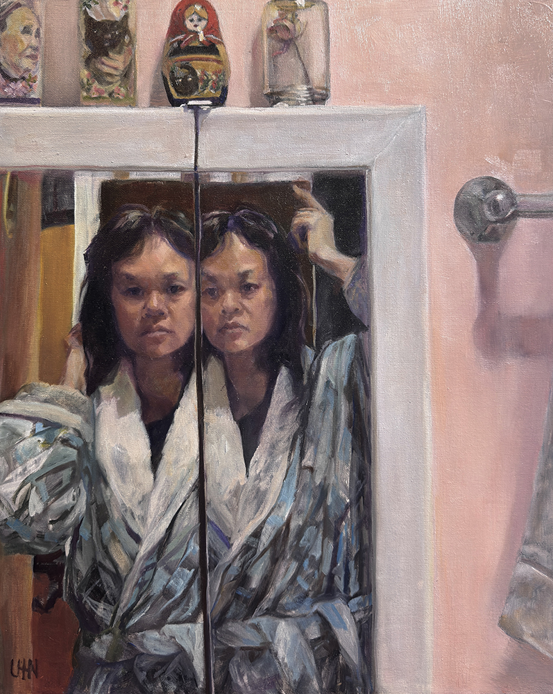 Self-Portrait - Painting by UTN, 